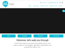 Tablet Screenshot of clonefutura.com